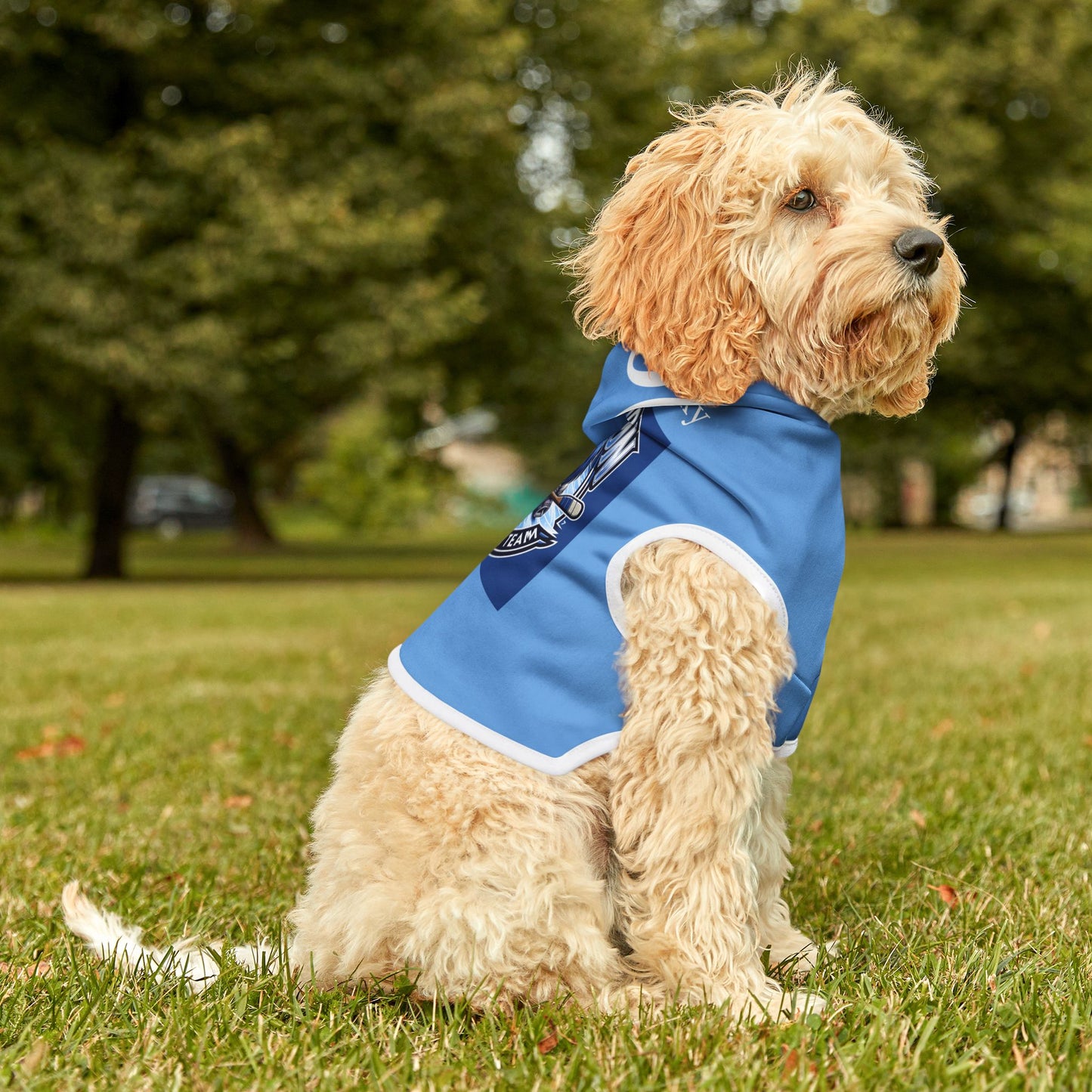 Ice Hockey Wayne Woofky Dog Hoodie