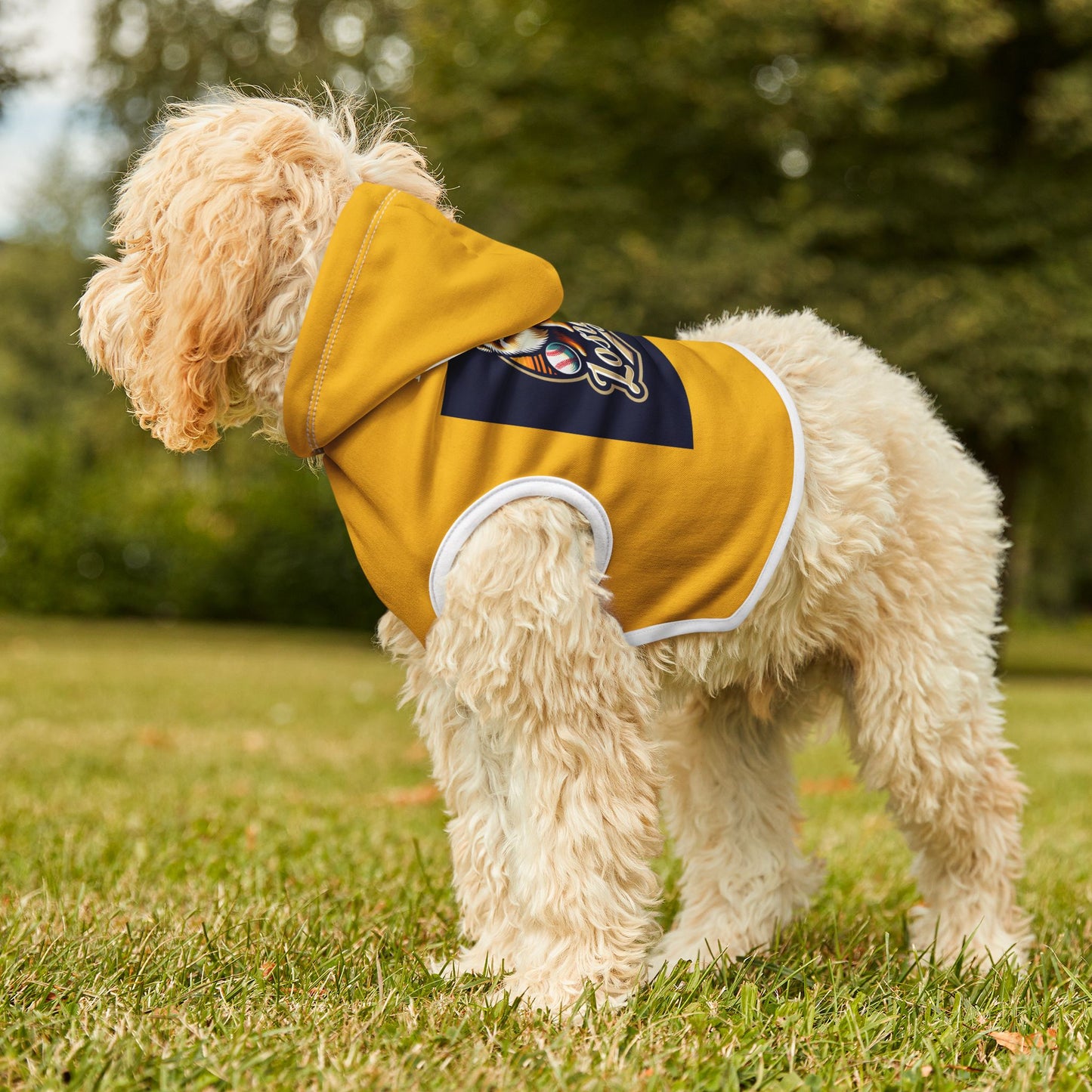 Baseball Babe Woof Dog Hoodie