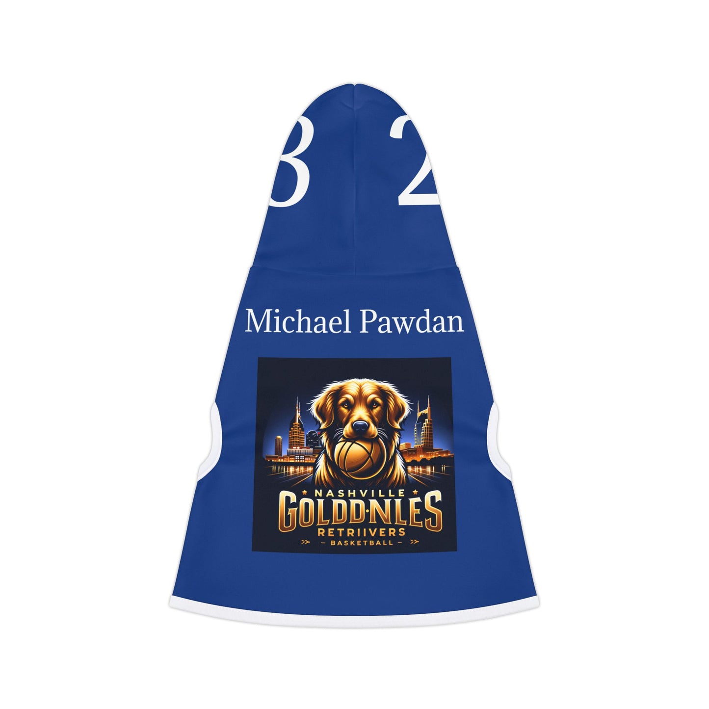 Basketball Michael Pawdan Dog Hoodie