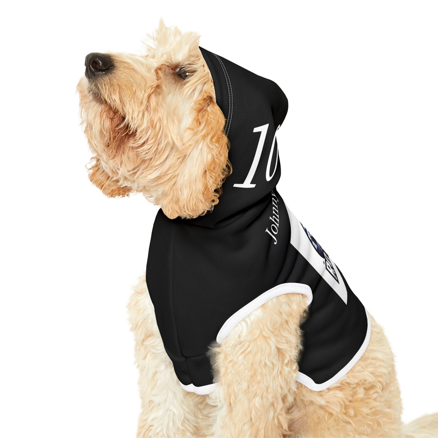 Rugby Johnny Woofinson Dog Hoodie