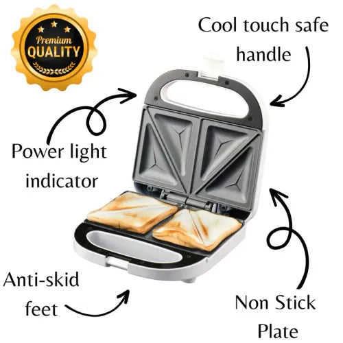 Domestic King Double 750w Sandwich Press