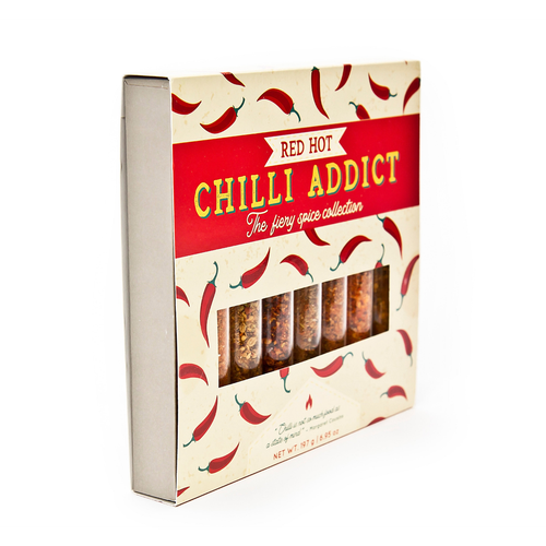 Selection of 8 Global Chili Spices